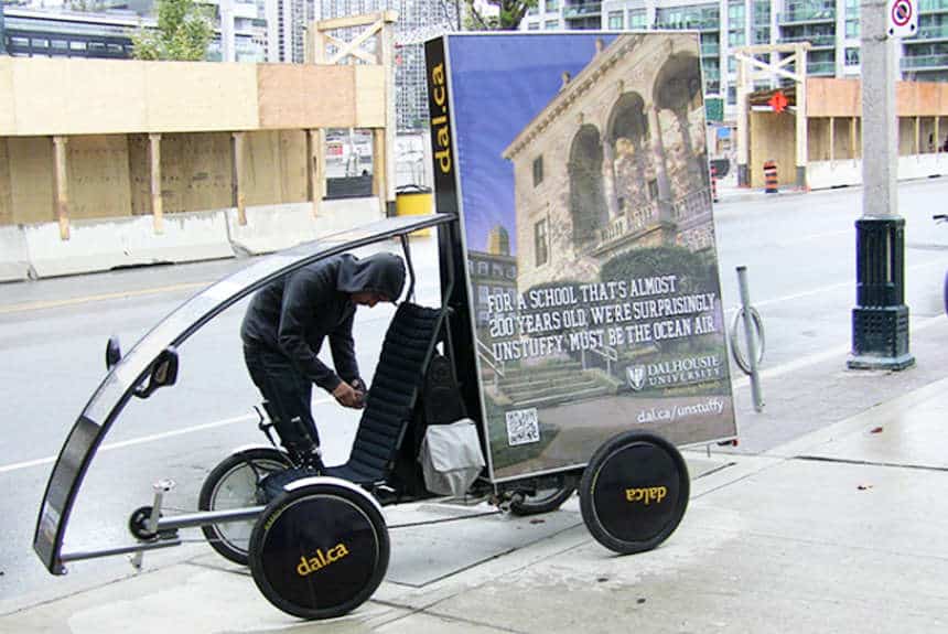 Eco-Friendly Adbikes & Bicycle Billboards