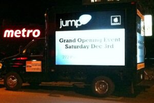 Projection Video Truck: Jump+
