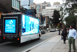 Delta Hotels - Digital Ad Truck
