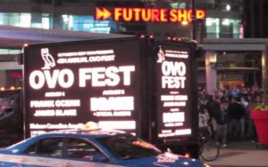 Video Truck Ads for OVO Fest