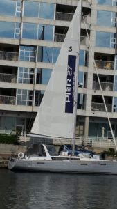Sailboat ads for Pier 27