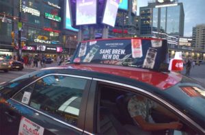 traditional taxi tops in Toronto - Static Taxi Top