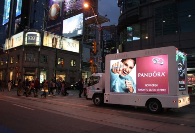 different way of advertising in Canada